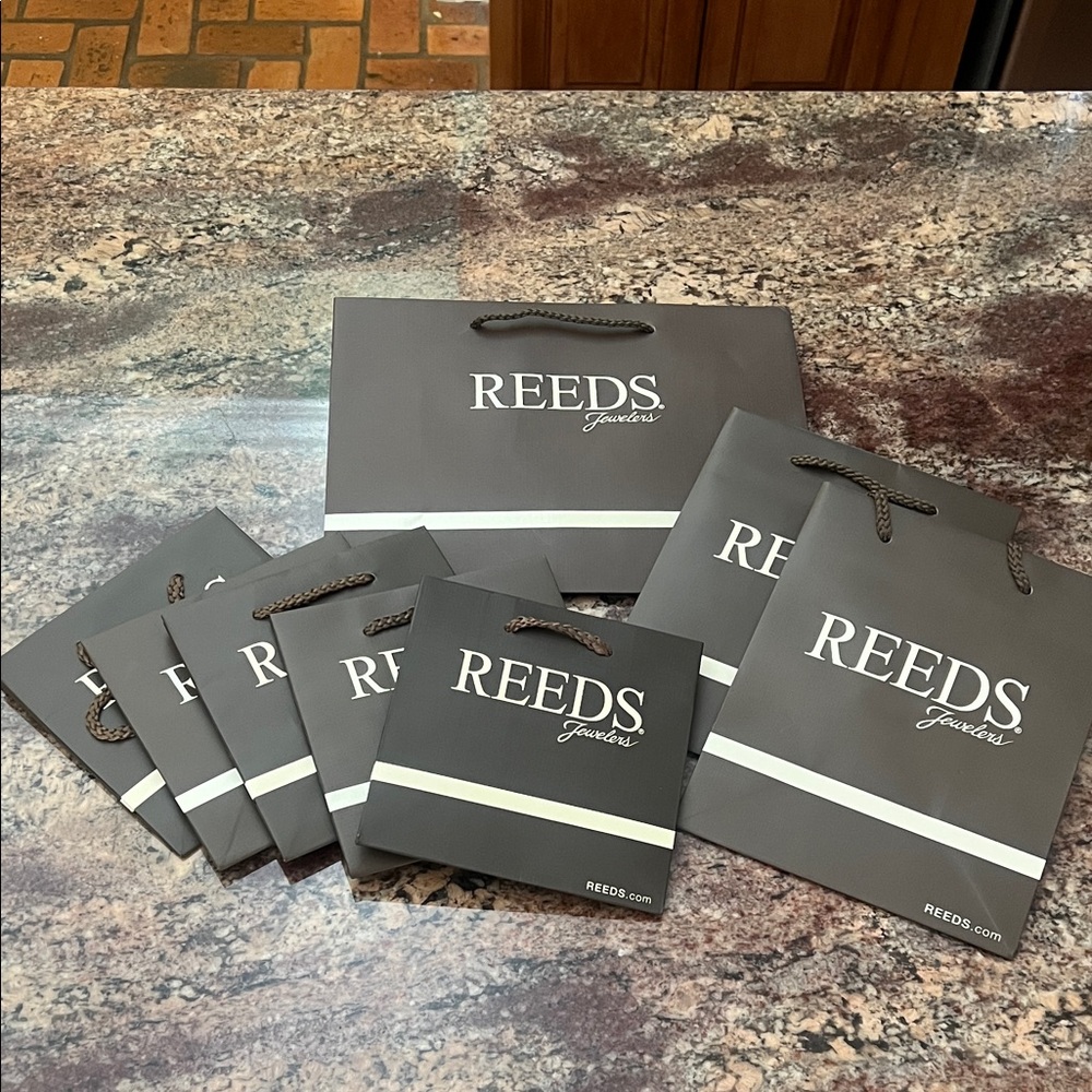 Total Eight (8) Shopping Bags are BRAND NEW - Never Used, REEDS®️ Jewelers, NWOT